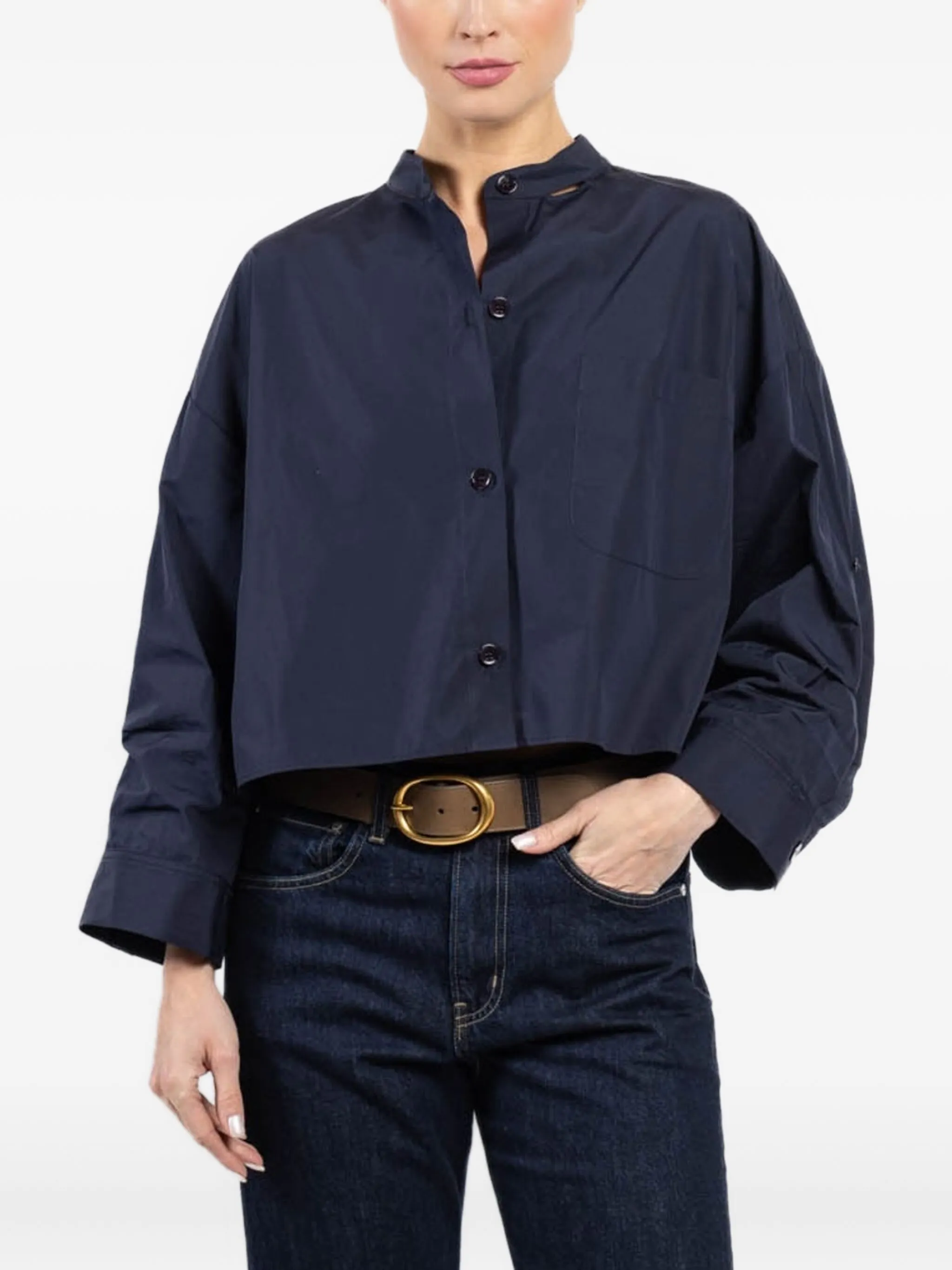 

Рубашка без воротника Twp, синий