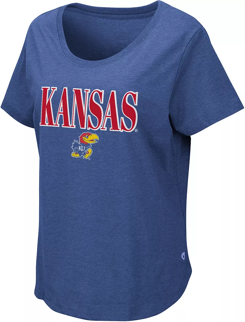 

Женская футболка Colosseum Kansas Jayhawks Royal