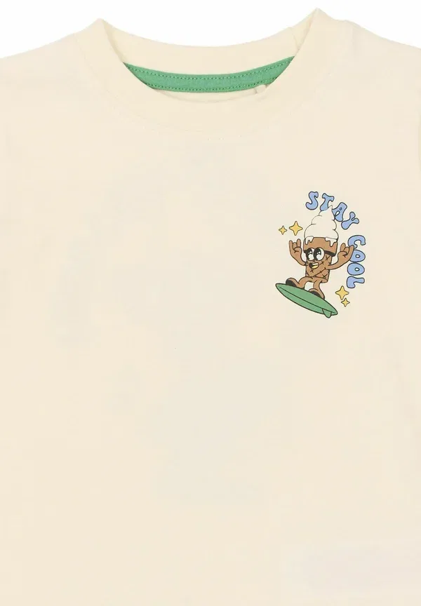 Футболка с принтом Ttab tee print t-shirt The New Siblings, гардения — фото 3