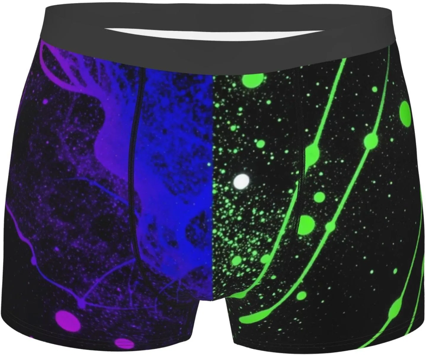 Боксеры с пальмой, Flamingo Palm Tree, Black Green Blue 14