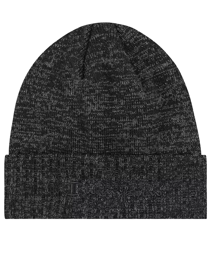 

Мужская шапка-бини с надписью на манжете Champion, черный