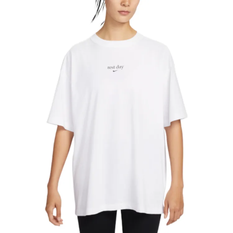 Футболка Dri Fit Regular женская Nike, белый/черный