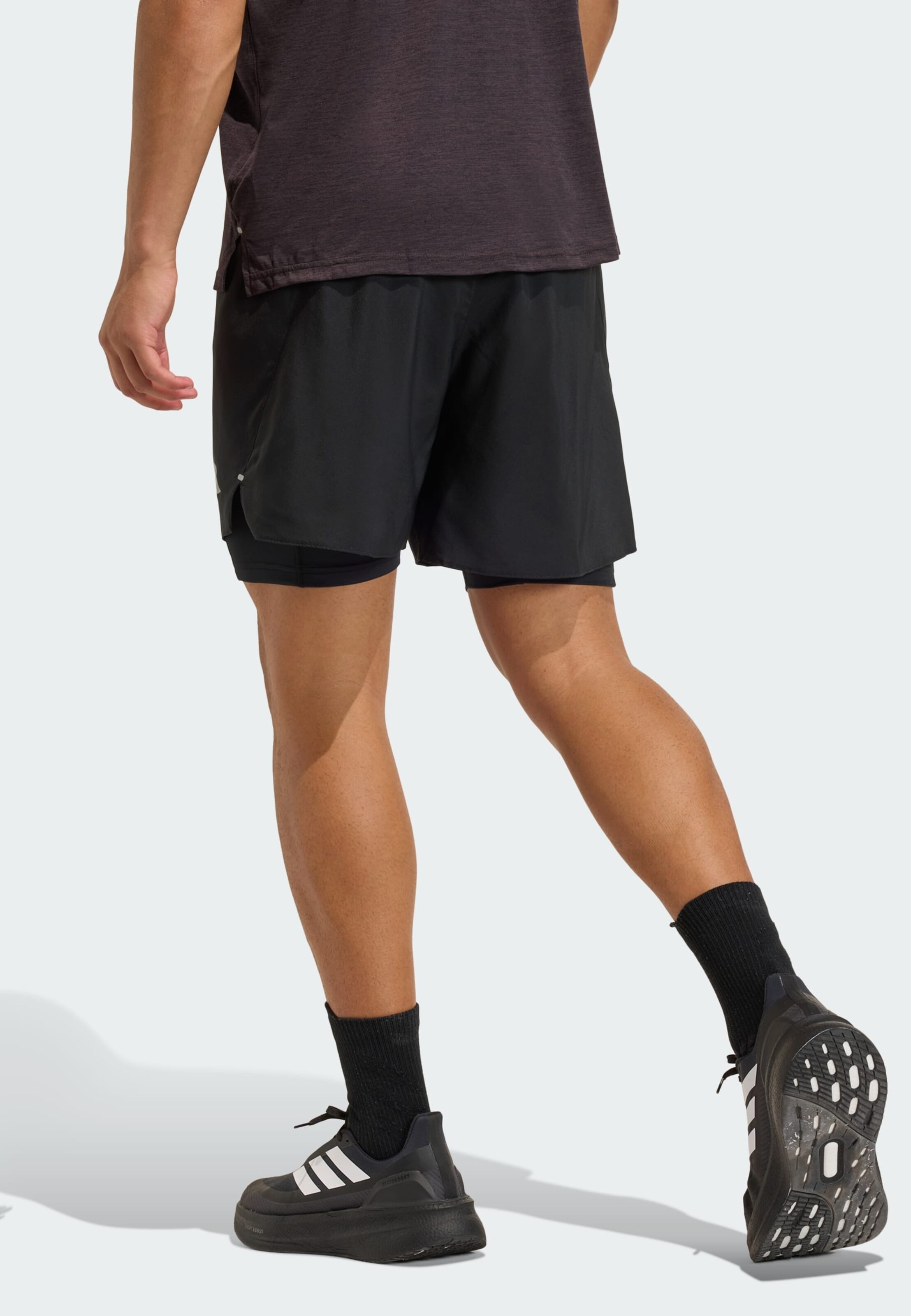 Adidas Performance Шорты для тренировок Regular 'Adi365 Running Essentials' в черном цвете — фото 3