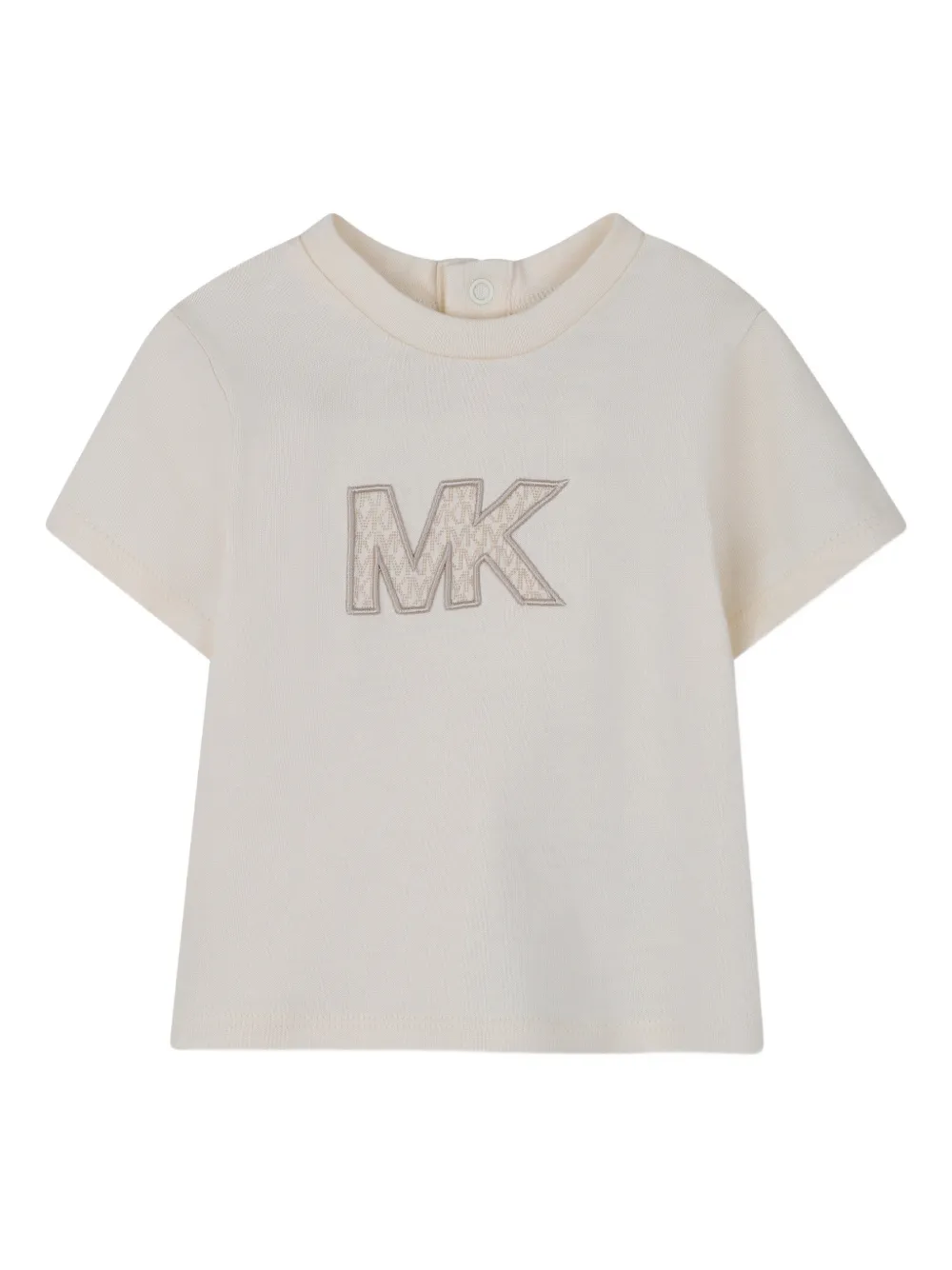 Комплект с нашивкой-логотипом Michael Kors Kids, нейтральный — фото 3