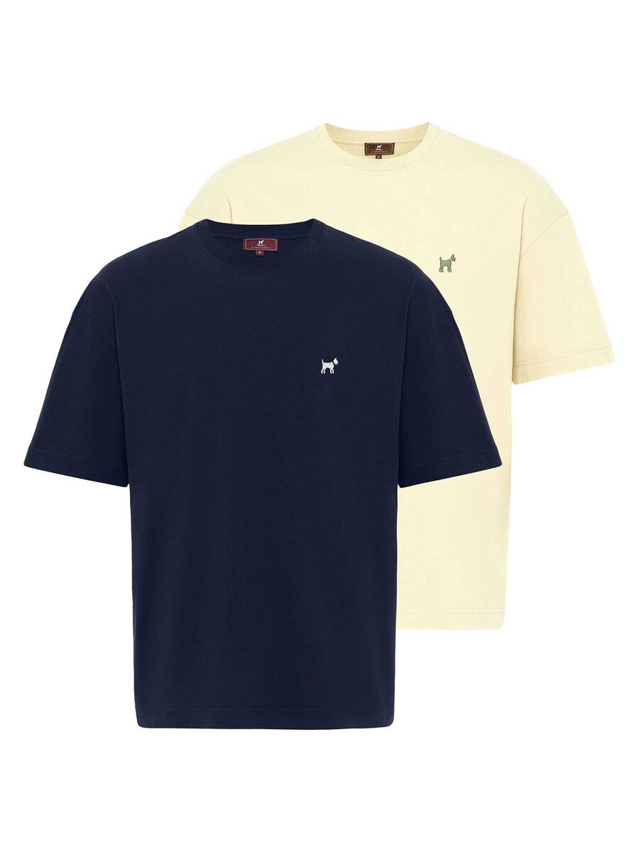 

Рубашка Williot Massa, цвет Navy/Light yellow