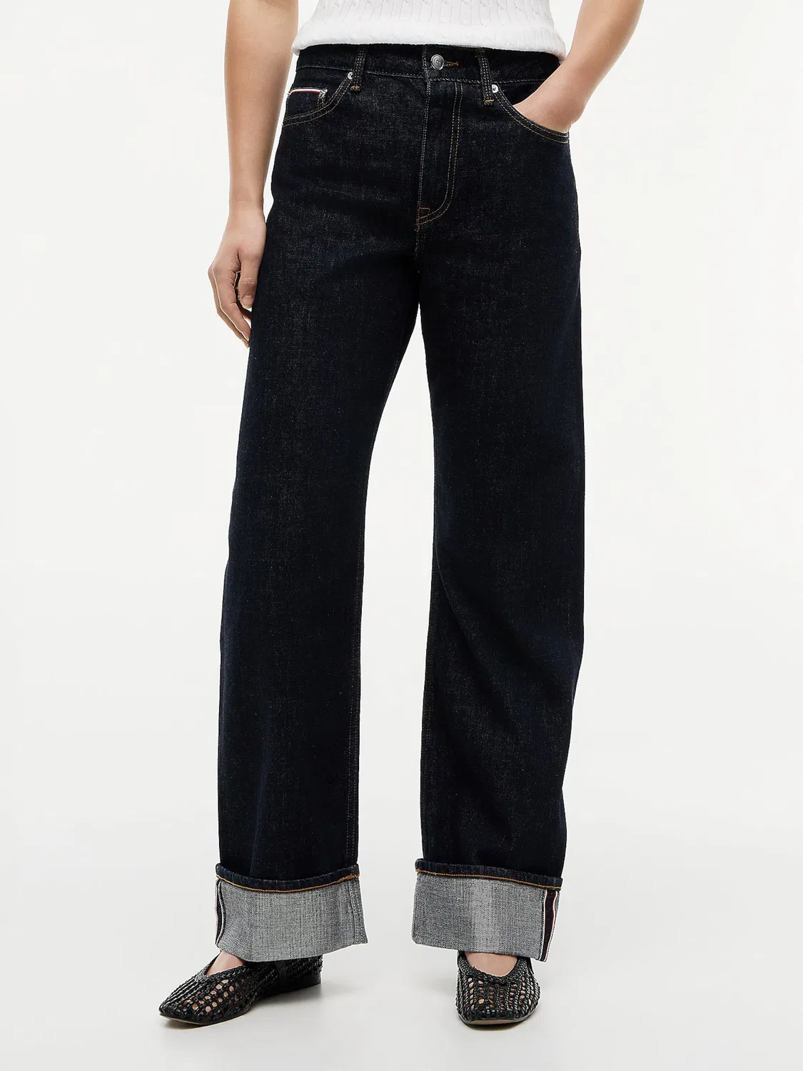 Обычные джинсы с кромкой Tommy Hilfiger, Blue Denim — фото 2