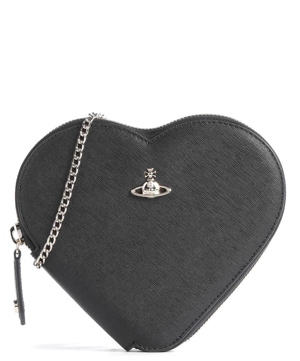 

Сумка через плечо Heart из сафьяновой яловой кожи Vivienne Westwood, черный