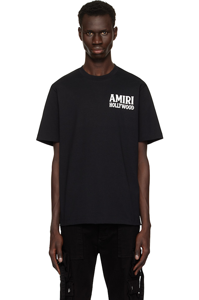 

Футболка Amiri с принтом волка в джазовом стиле Amiri, черный