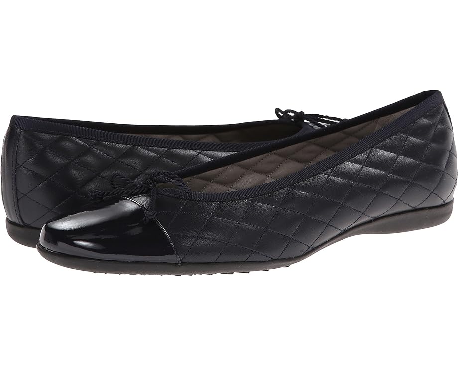 

Туфли на плоской подошве French Sole PassportR Flat, цвет Navy Patent/Navy Leather