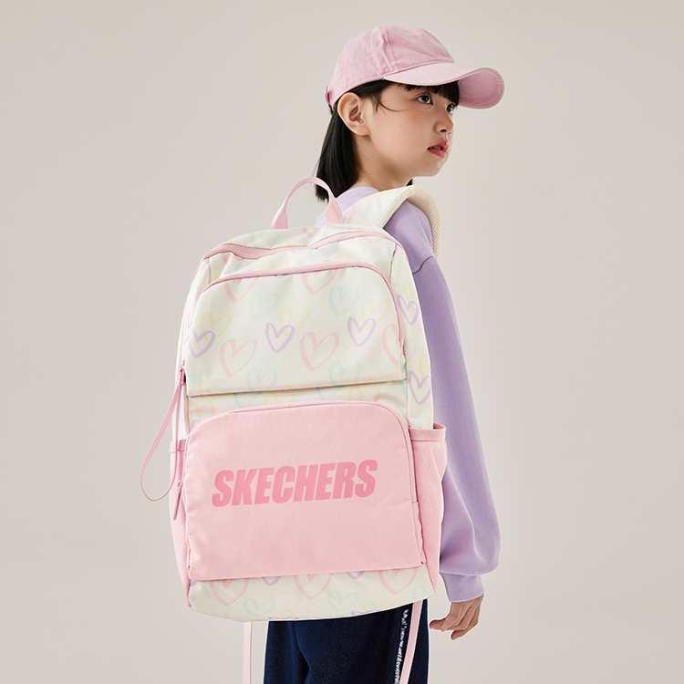 

Skechers Детский рюкзак из ткани Kids' Pink & Beige