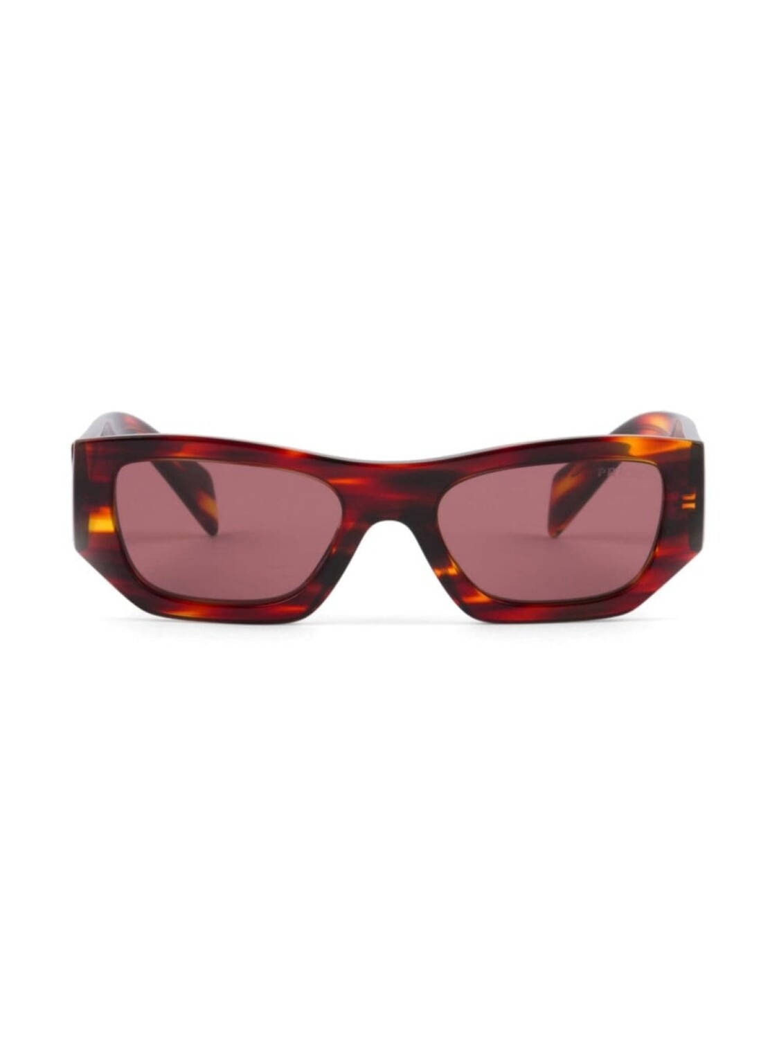 

Prada Eyewear солнцезащитные очки в оправе 'кошачий глаз', коричневый
