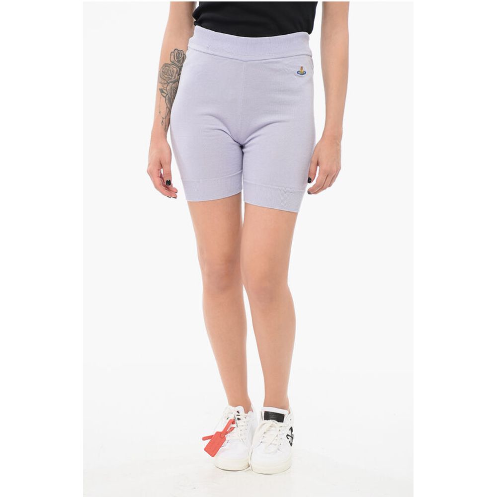 

Трикотажные шорты BEA с вышитым логотипом Vivienne Westwood, Purple