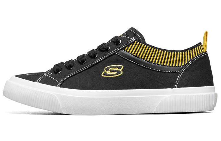 

V"lites Скейтбординг Кроссовки женские низкие черные/желтые Skechers, Черный, V"lites Скейтбординг Кроссовки женские низкие черные/желтые Skechers
