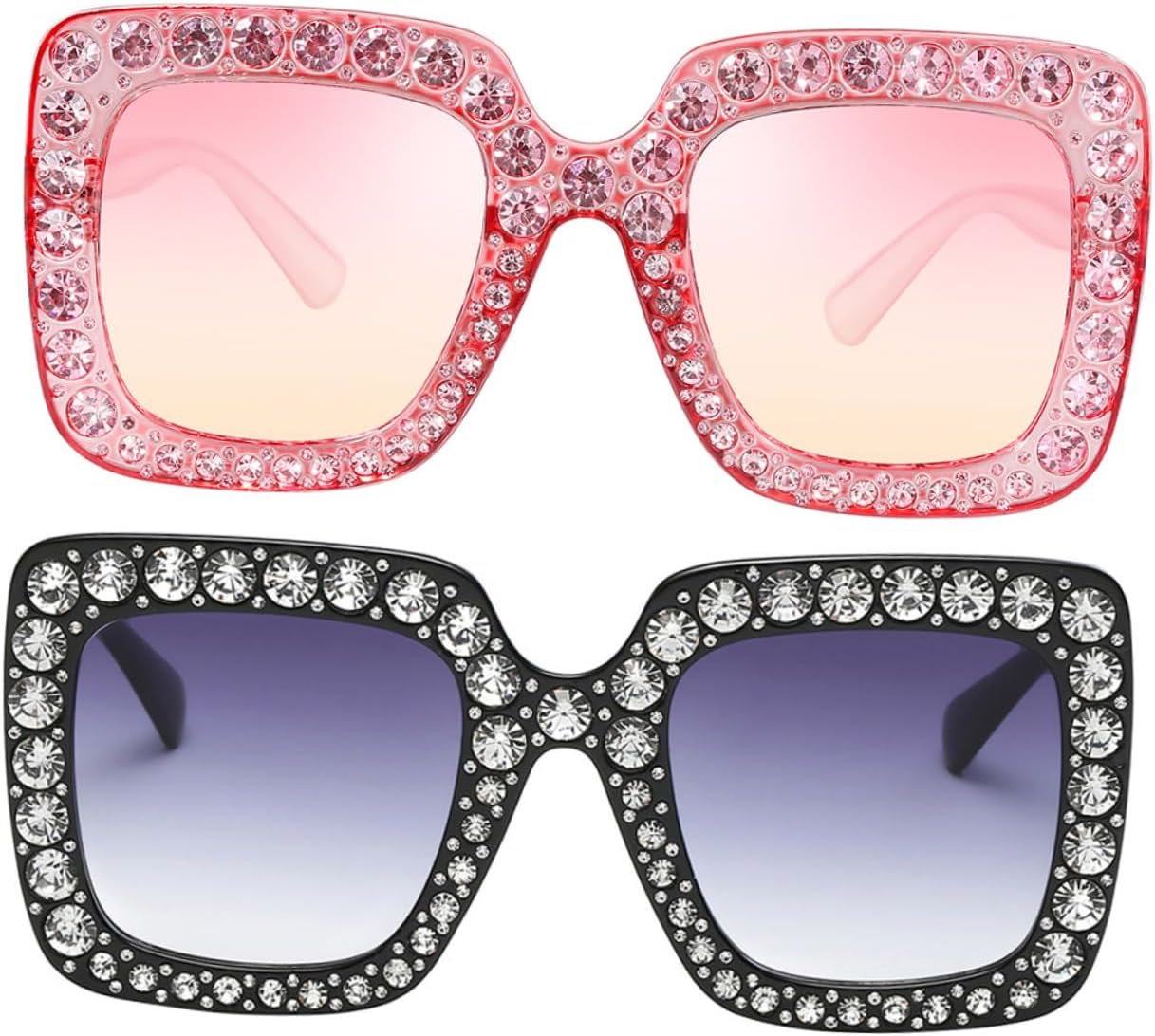 

Ретро женские солнцезащитные очки большого квадратного размера. Модный аксессуар для пляжной вечеринки, подчеркивающий индивидуальность CALLARON, As Shown Square Sunglasses for Women -Material:PC Sunglasses for Outdoor -Size:14