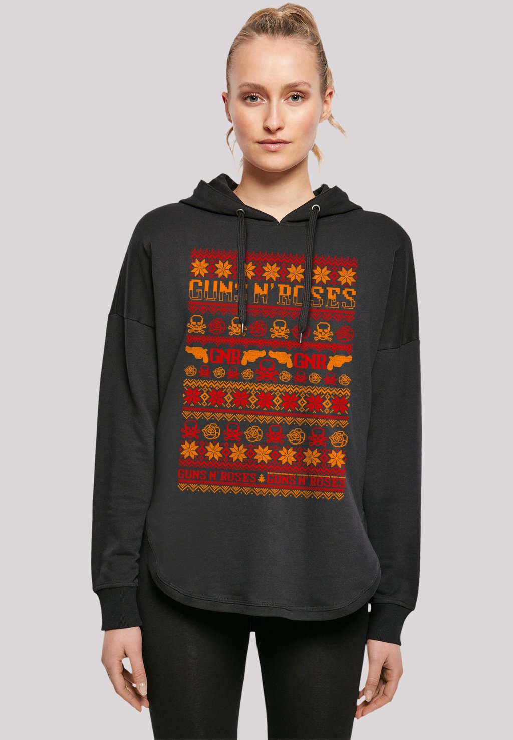

Толстовка GUNS N ROSES WEIHNACHTEN - Hoodie F4NT4STIC, черный