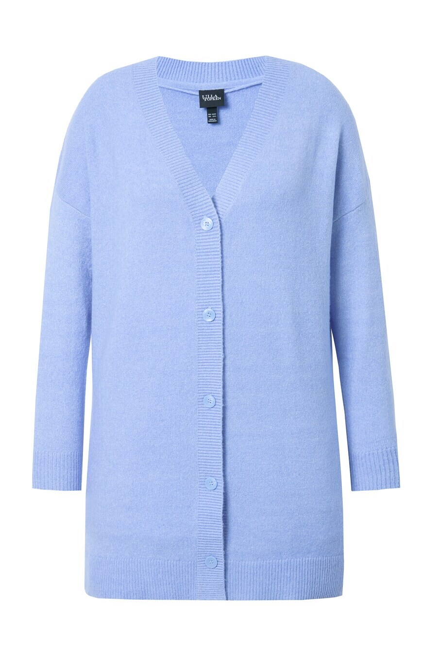 

Вязаный кардиган Ulla Popken Knit Cardigan, небесно-синий