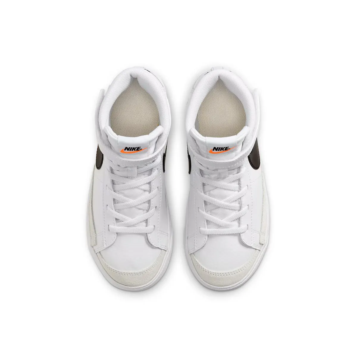 Blazer Mid '77 Nike повседневные кроссовки для детей, белый — фото 3