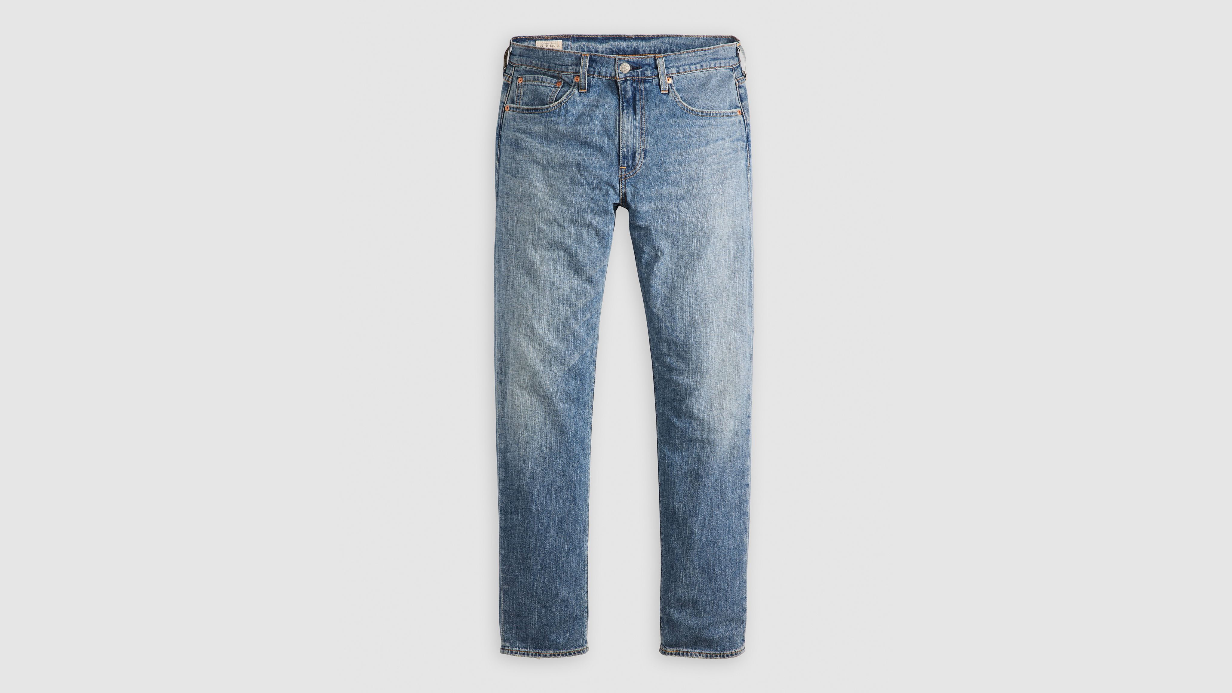 502 Taper Fit Linen+ Denim мужские джинсы Levi's, цвет The New Blue - Medium Wash — фото 4