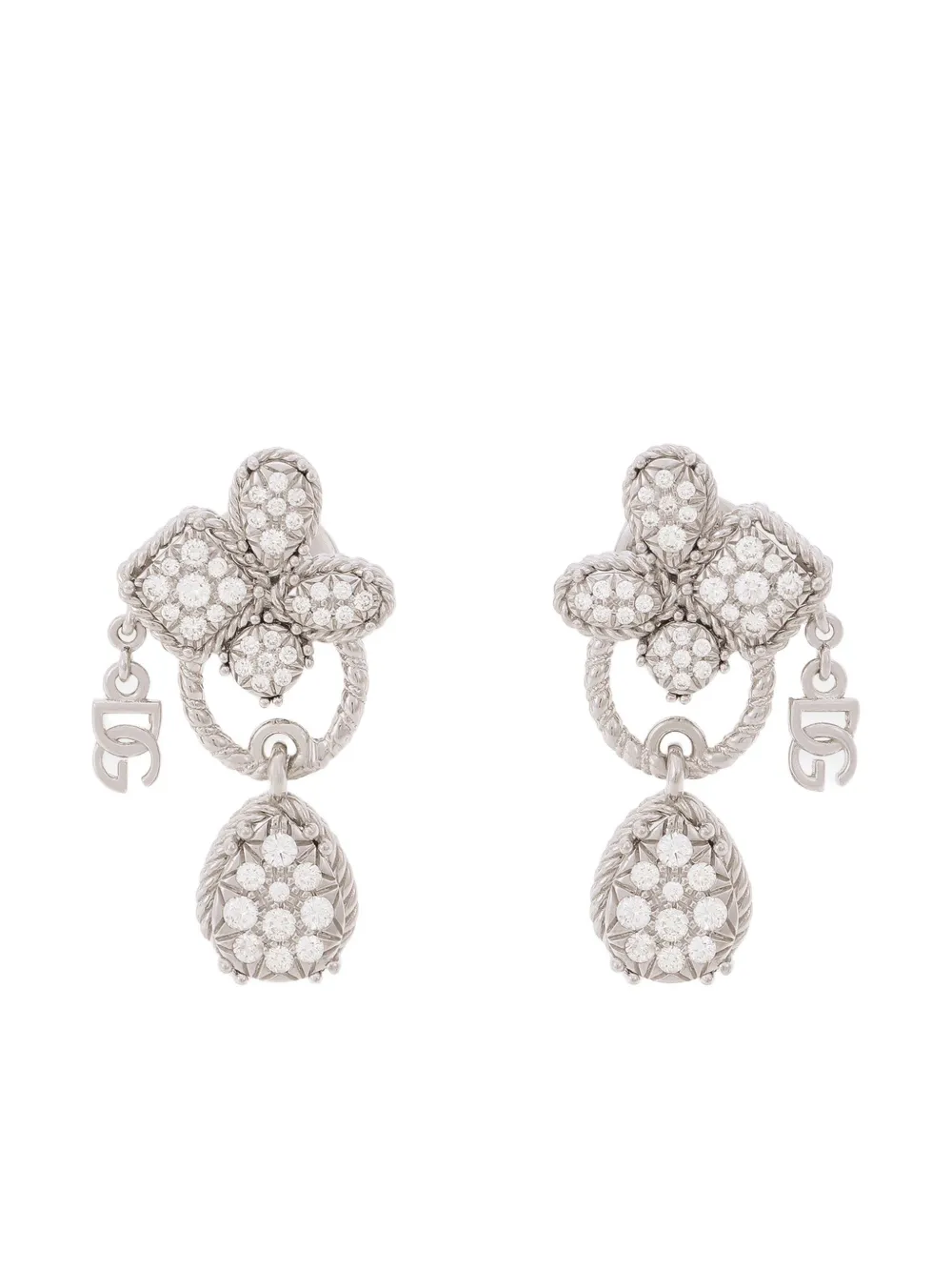 

Серьги Easy из белого золота с бриллиантами DOLCE & GABBANA, белый