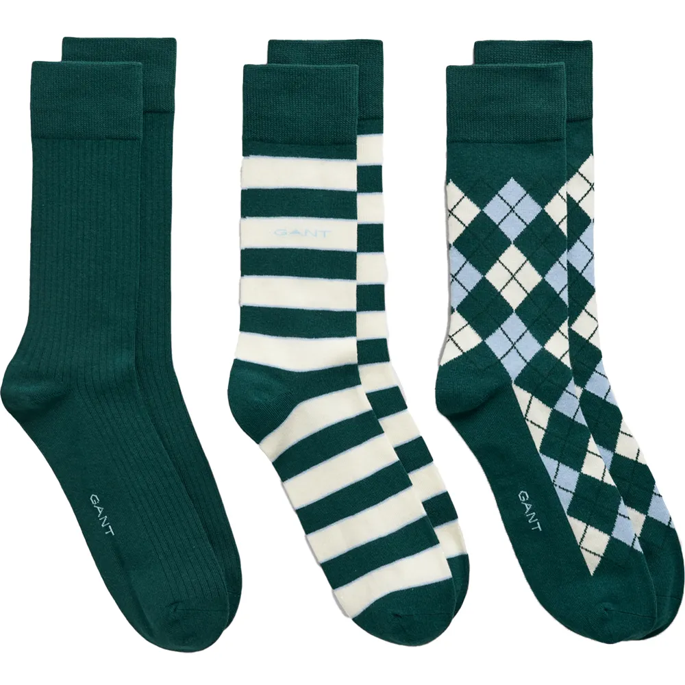 

Носки Gant 9960311 3 pairs, зеленый