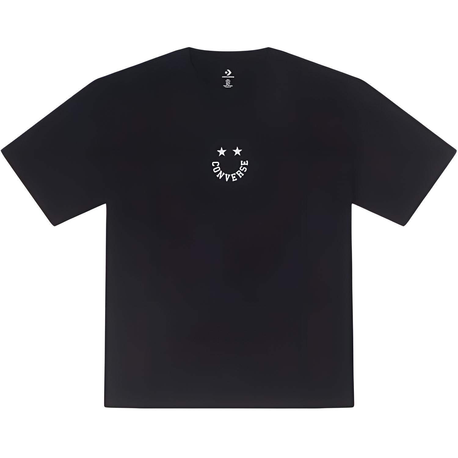 

Converse Футболка мужская черная, Черный, Converse Футболка мужская черная