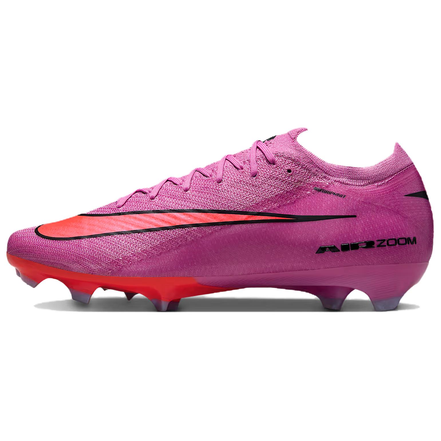 Nike Футбольные бутсы Mercurial Vapor 16 Elite FG Firm Ground с защитой от скольжения, износостойкие, унисекс, фиолетовые