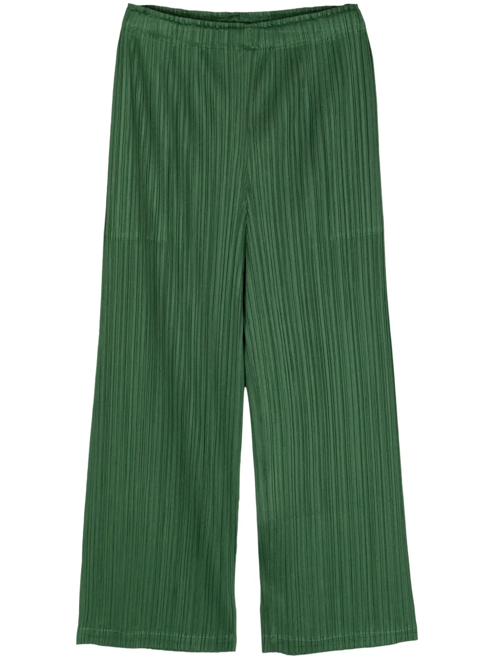 

Широкие брюки March со складками Pleats Please Issey Miyake, зеленый