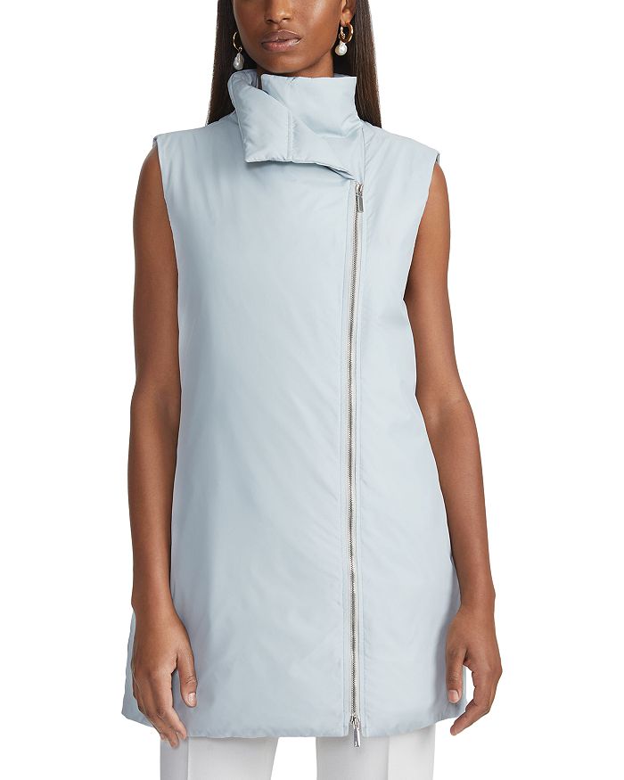 

Асимметричный жилет на молнии Lafayette 148 New York, синий