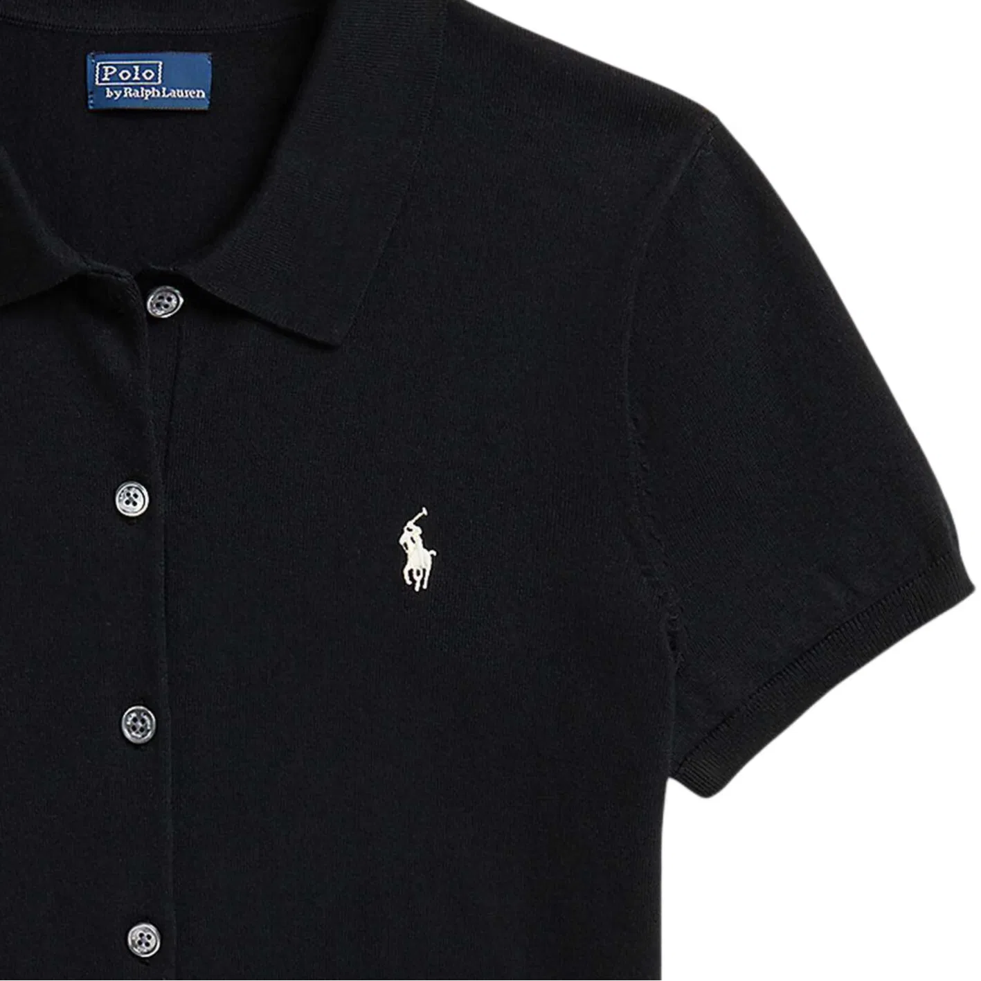 Женский трикотажный джемпер Slim Fit FW25 Polo Ralph Lauren, Black — фото 4