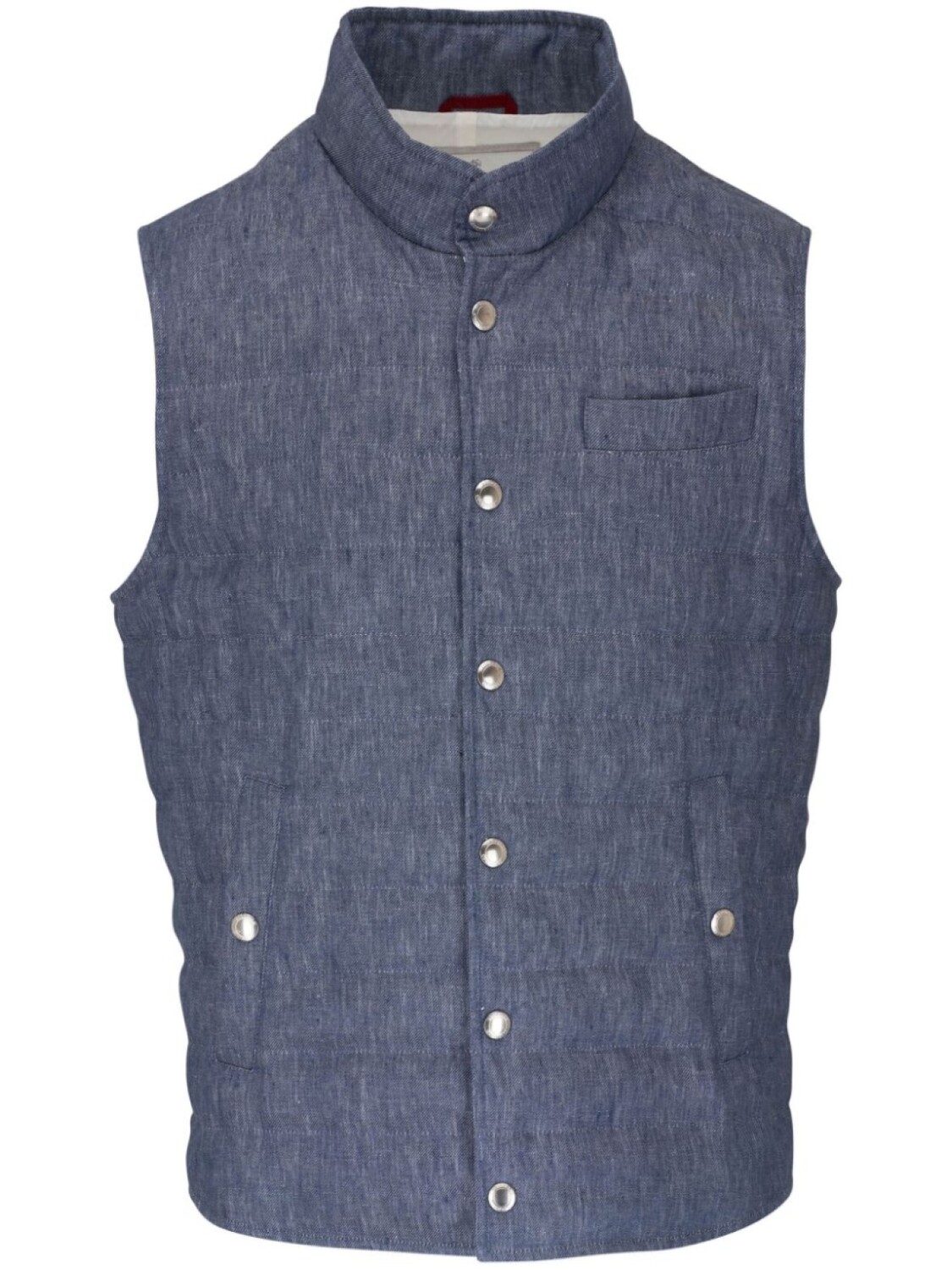 

Brunello Cucinelli дутый жилет, синий