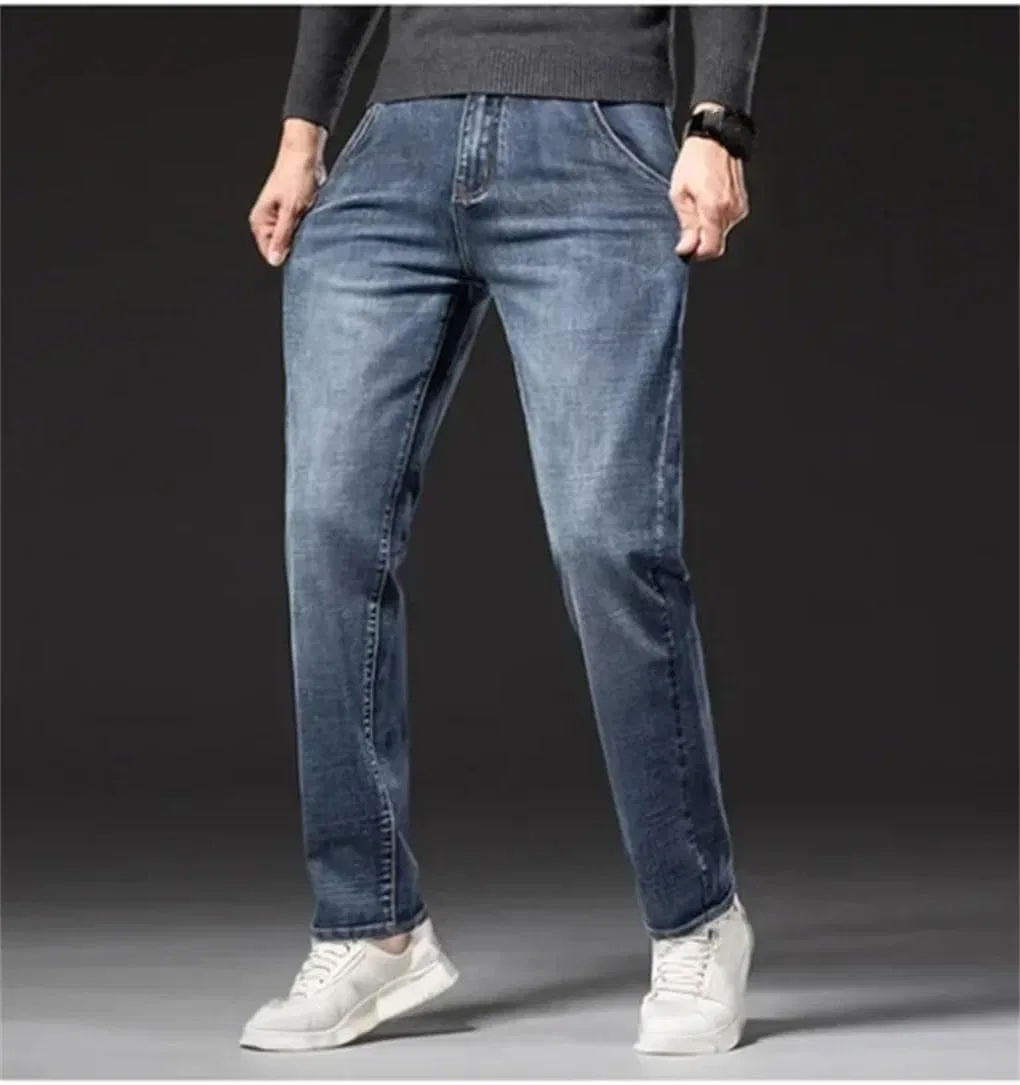 Джинсы свободные, Men's Denim Pants, 4 — фото 2