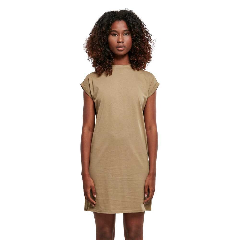

Короткое платье Urban Classics Extended Short Sleeve, коричневый