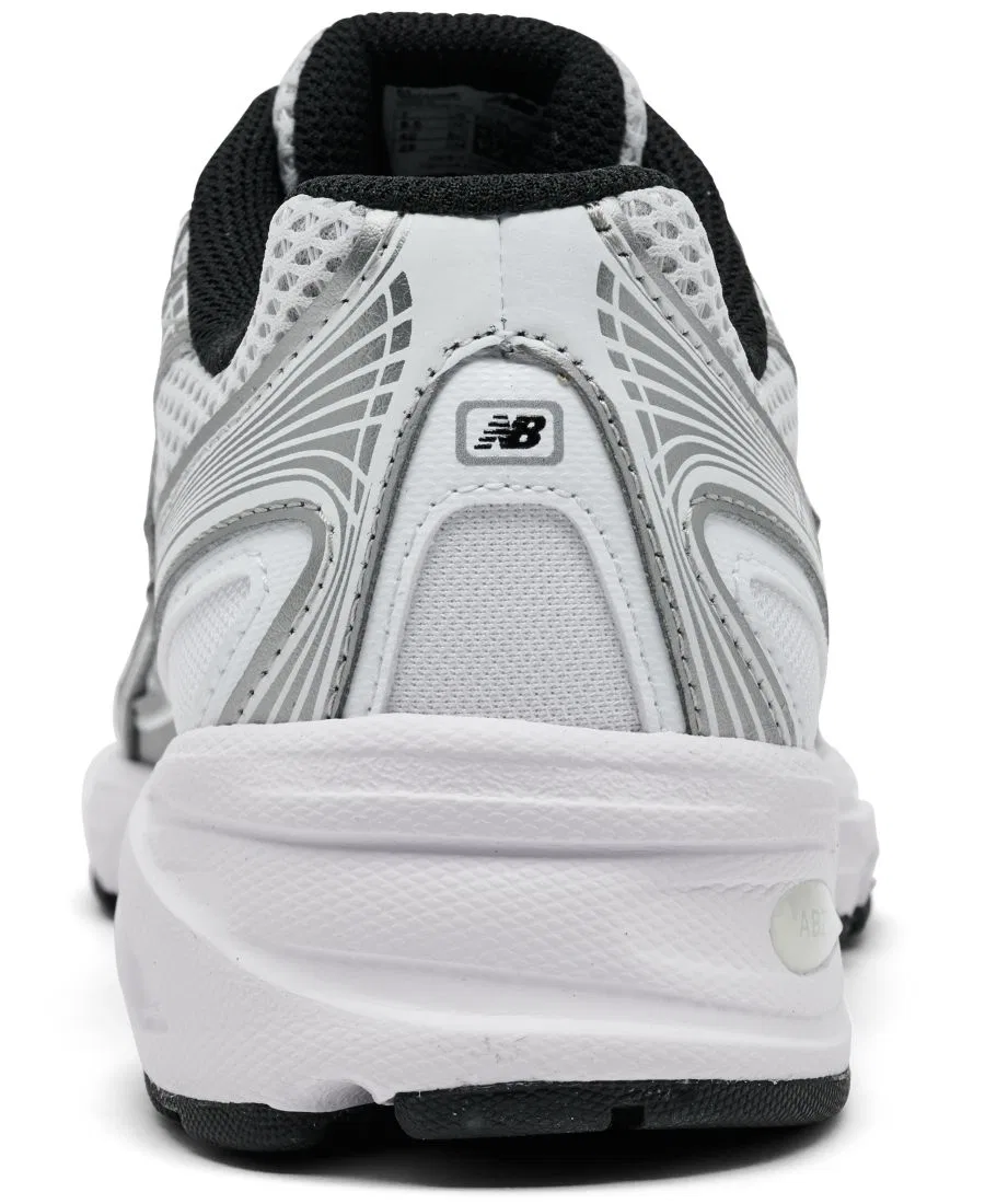 Детские повседневные кроссовки Big Kids 740 от Finish Line New Balance, белый/черный — фото 4