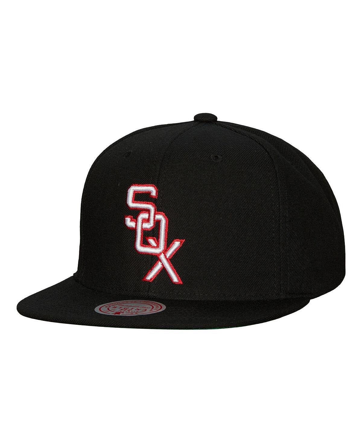 

Мужская черная кепка Chicago White Sox Cooperstown Collection Evergreen Snapback Mitchell & Ness