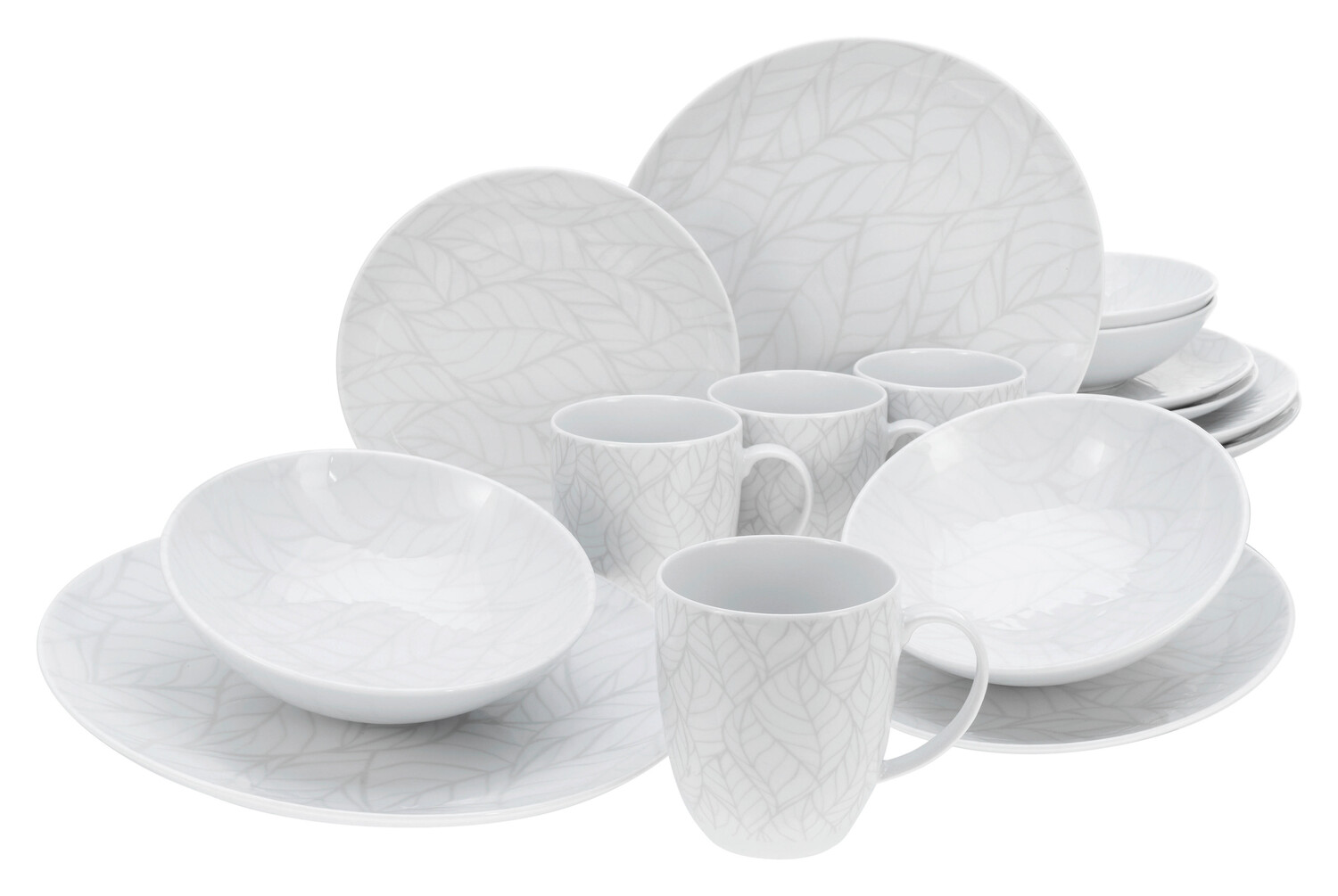 

Комбинированный сервиз 16 шт Creatable, мультиколор
