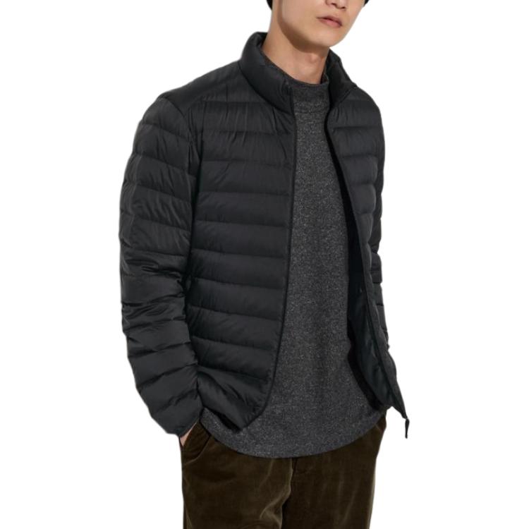 

UNIQLO Пуховик мужской черный, Black
