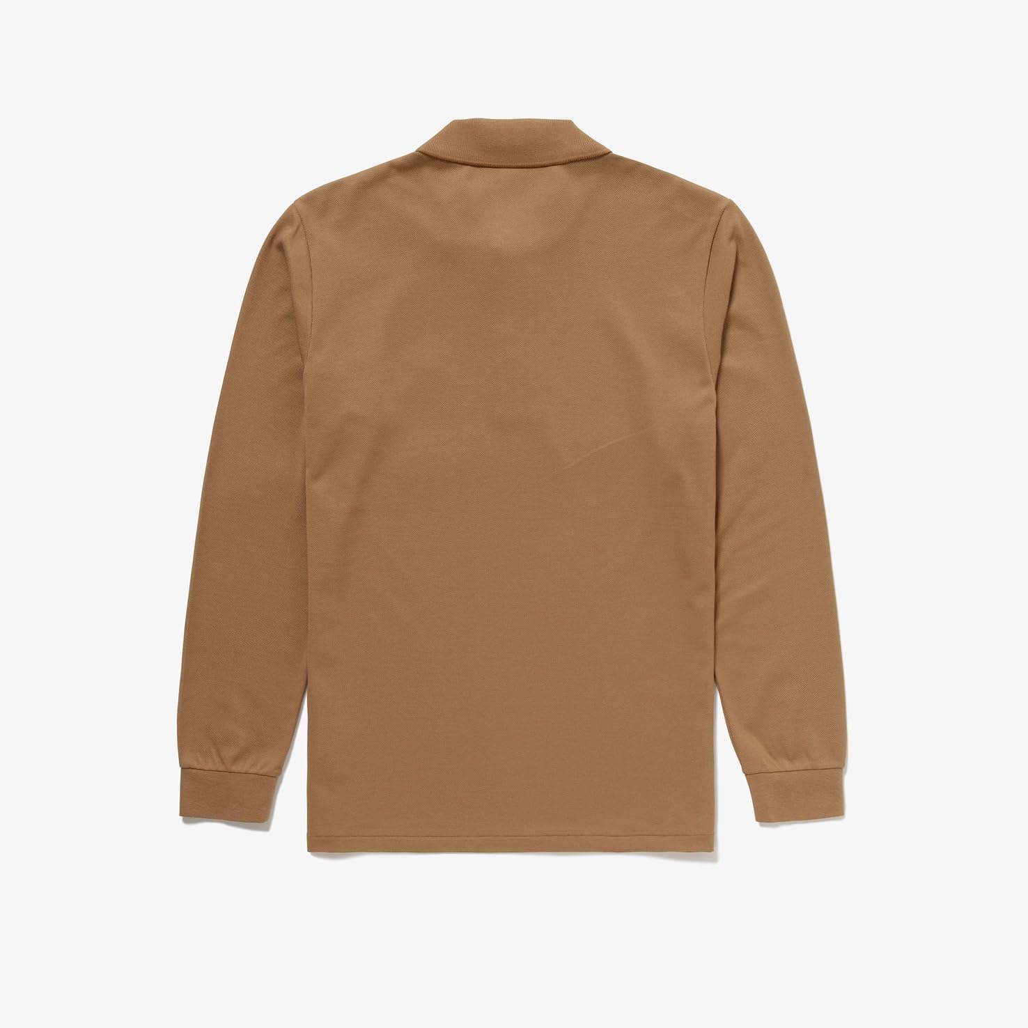 Официальная поло-рубашка Lacoste Original Fit с длинным рукавом, модель L1312, коричневый — фото 2