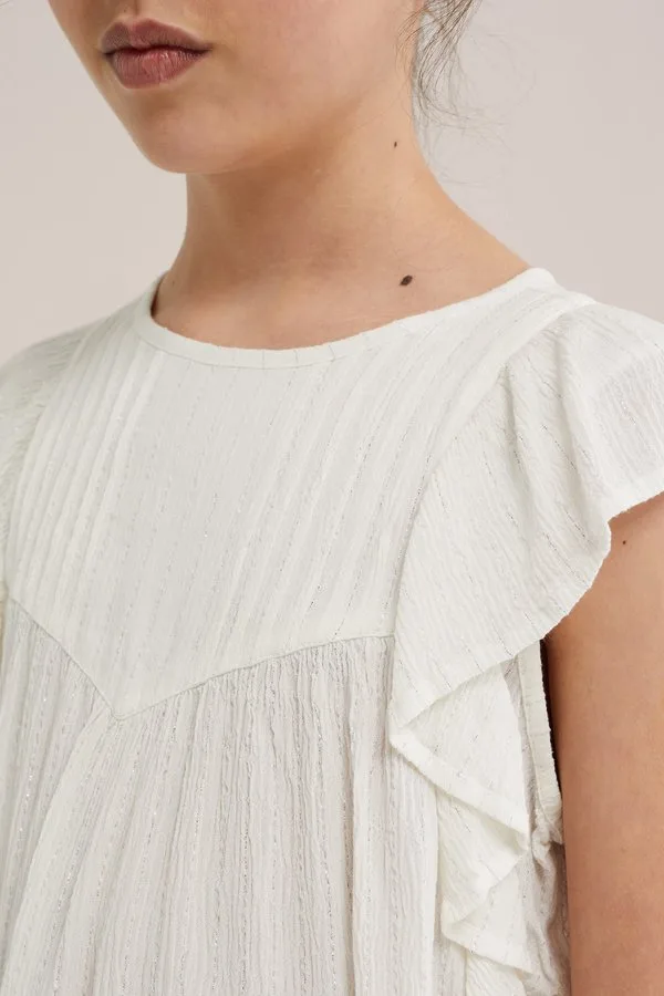 Блузка кремового цвета We Fashion, Off-White — фото 3