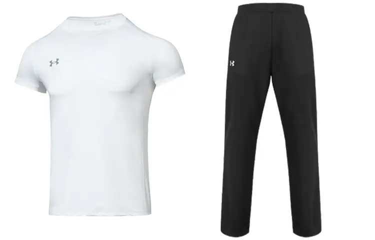 

Повседневная спортивная одежда для мужчин белого и черного цвета Under Armour, черный