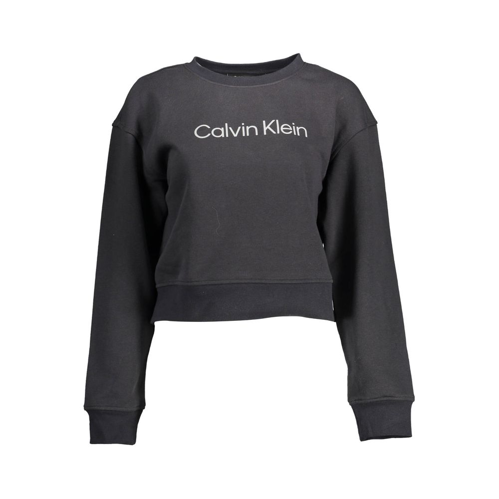 

Черный хлопковый свитер Calvin Klein