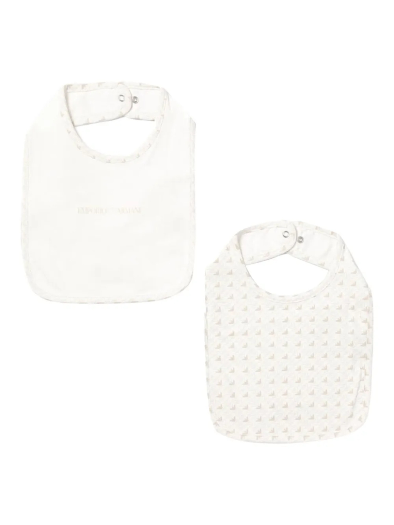 

Комплект нагрудников Emporio Armani Kids с логотипом Eagle, белый