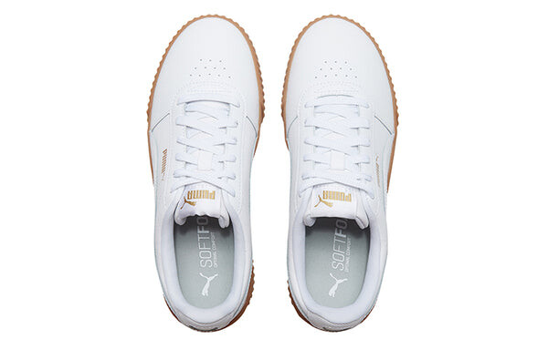Кроссовки carina leather 'white gum' Puma, белый — фото 3
