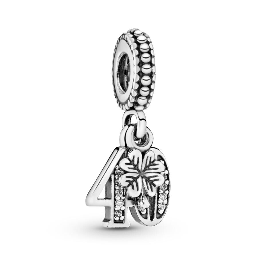 

Шарм 40th Celebration Dangle Pandora, стерлинговое серебро