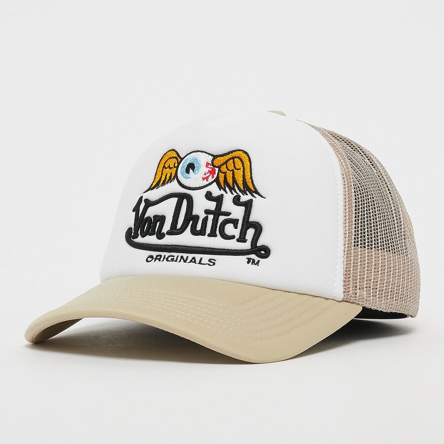 

Бейсболка Trucker Baker Foam Heriatge Eyeball Von Dutch, цвет white/tan