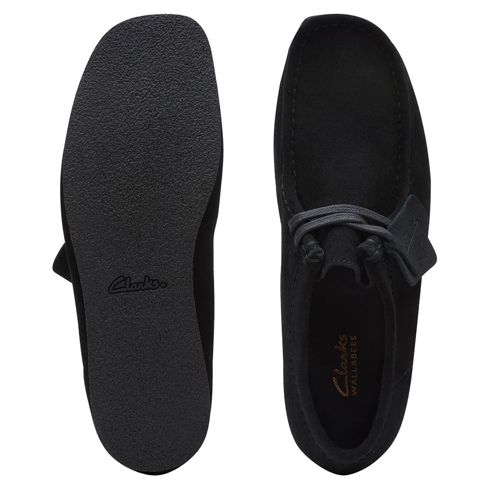 Лоферы Clarks Shoes Wallabee EVO boat shoes, черный — фото 2