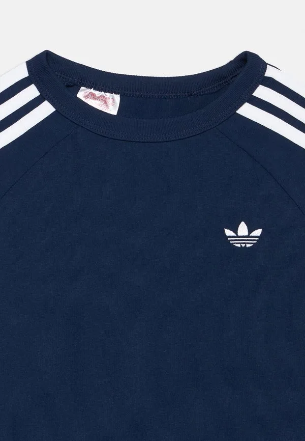 Футболка с тремя полосками Adidas Originals, Night Indigo/White — фото 4