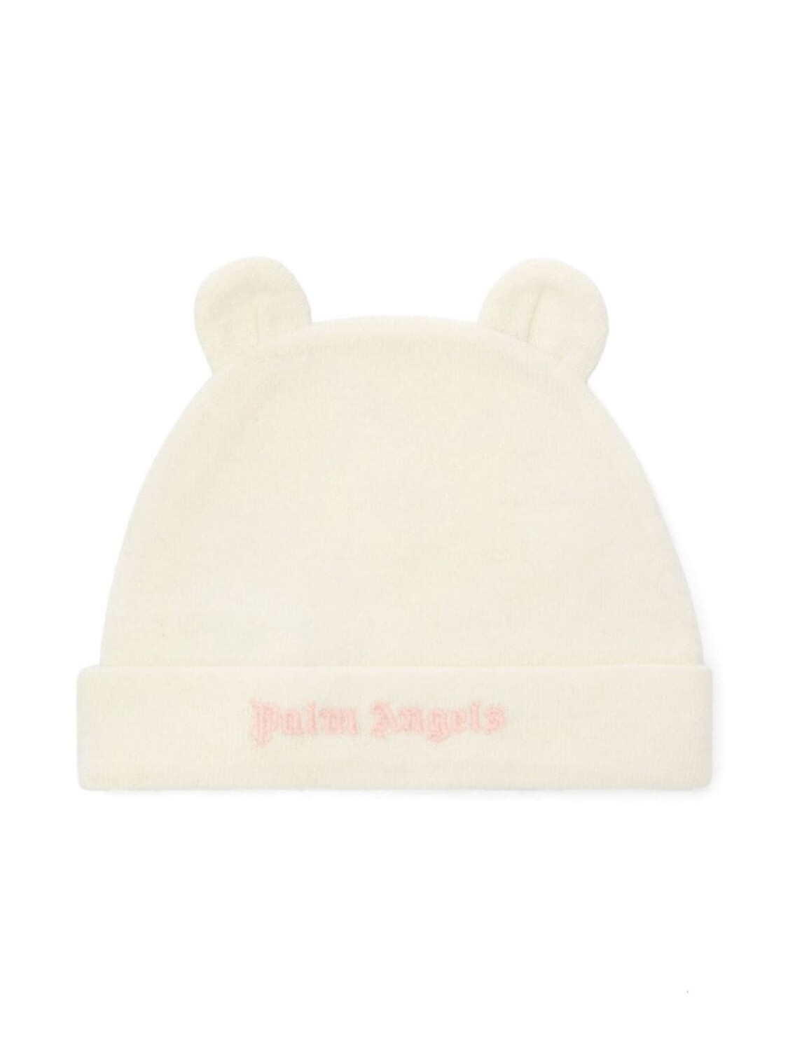 

Palm Angels Kids шапка бини с вышитым логотипом, нейтральный цвет