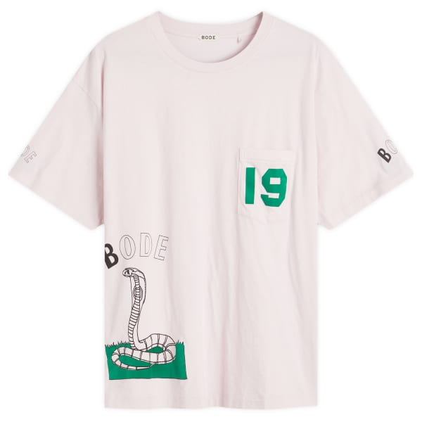 

Футболка с Коброй Bode, розовый