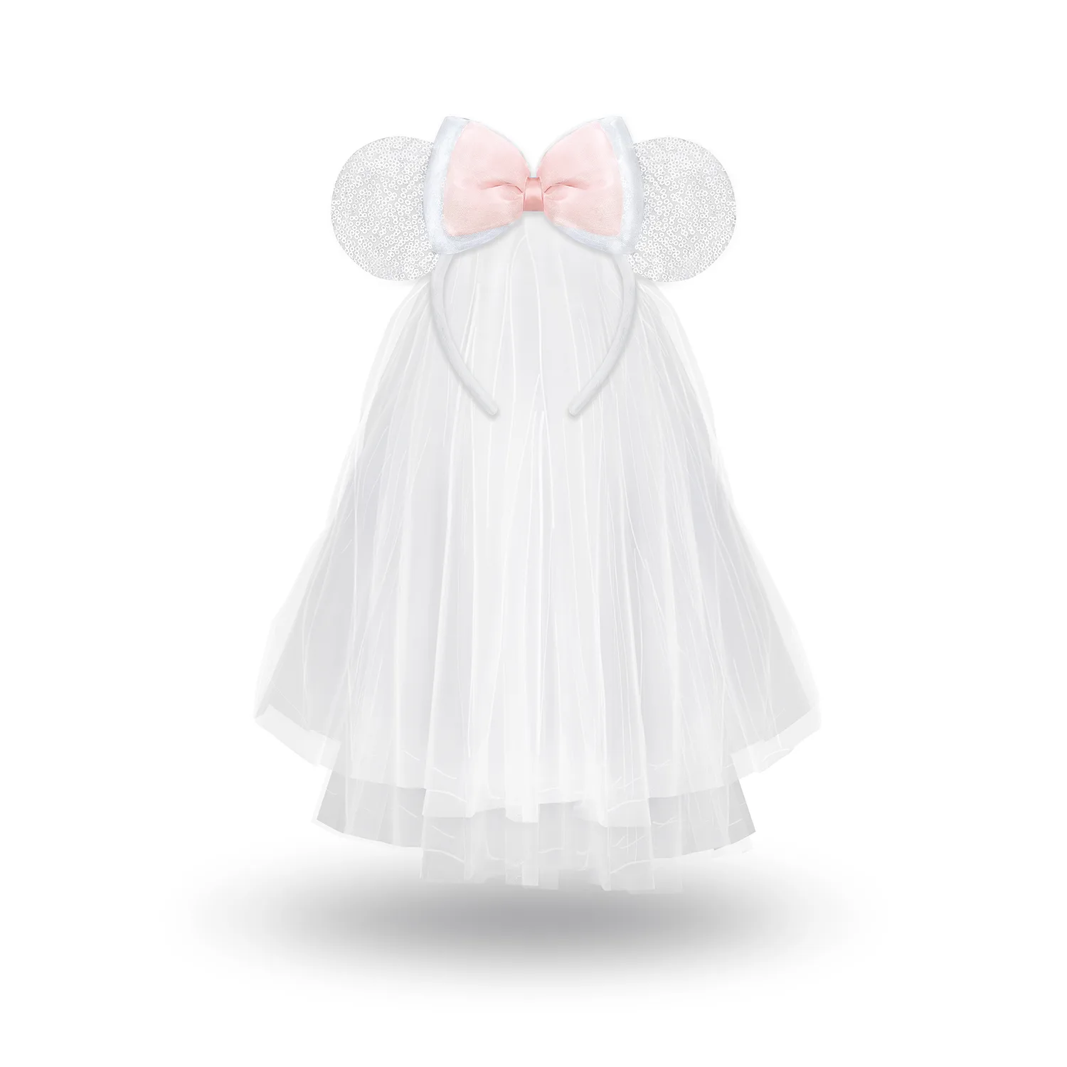 Женская повязка на голову из полиэстера серии Minnie Disney, Classic Minnie Veil-Blue — фото 2
