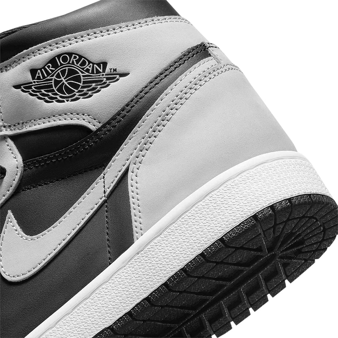 Мужские кроссовки Air Jordan 1 High Nike, черный/белый/серый — фото 2